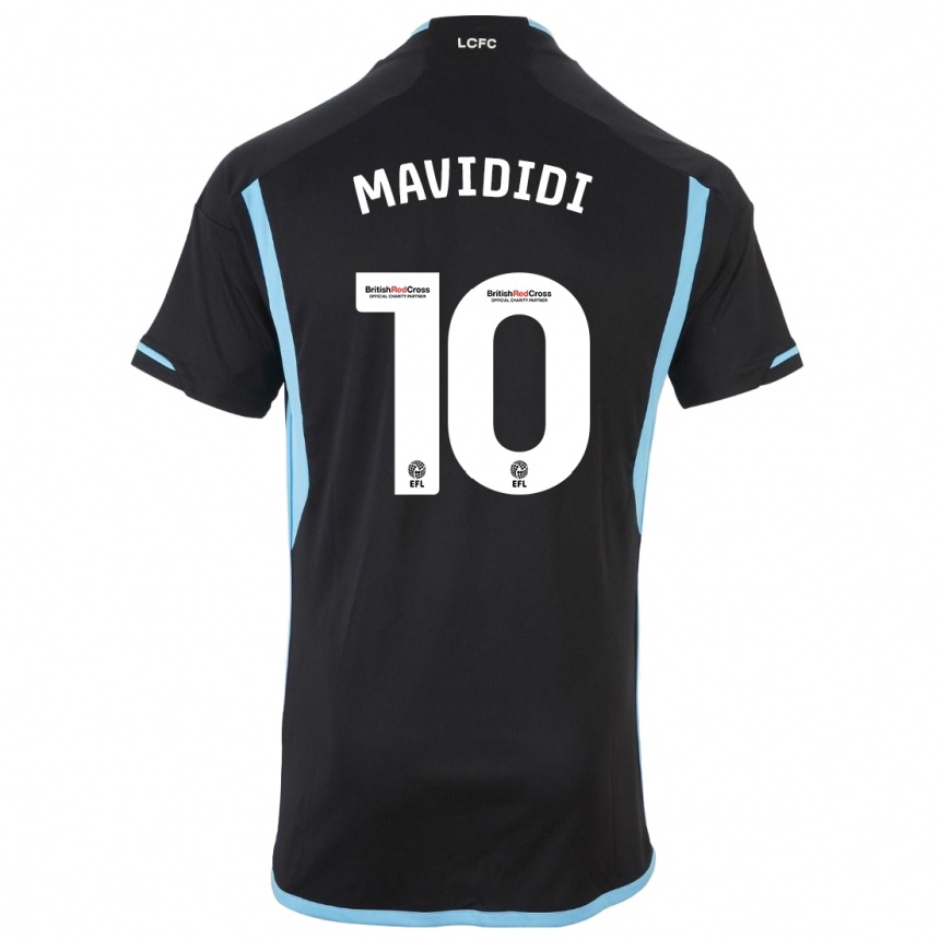 Niño Fútbol Camiseta Stephy Mavididi #10 Negro 2ª Equipación 2023/24 Perú