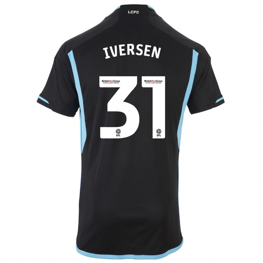 Niño Fútbol Camiseta Daniel Iversen #31 Negro 2ª Equipación 2023/24 Perú