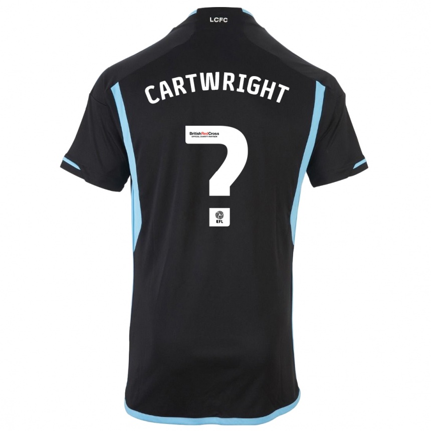 Niño Fútbol Camiseta Henry Cartwright #0 Negro 2ª Equipación 2023/24 Perú