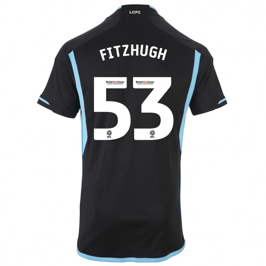 Niño Fútbol Camiseta Ethan Fitzhugh #53 Negro 2ª Equipación 2023/24 Perú