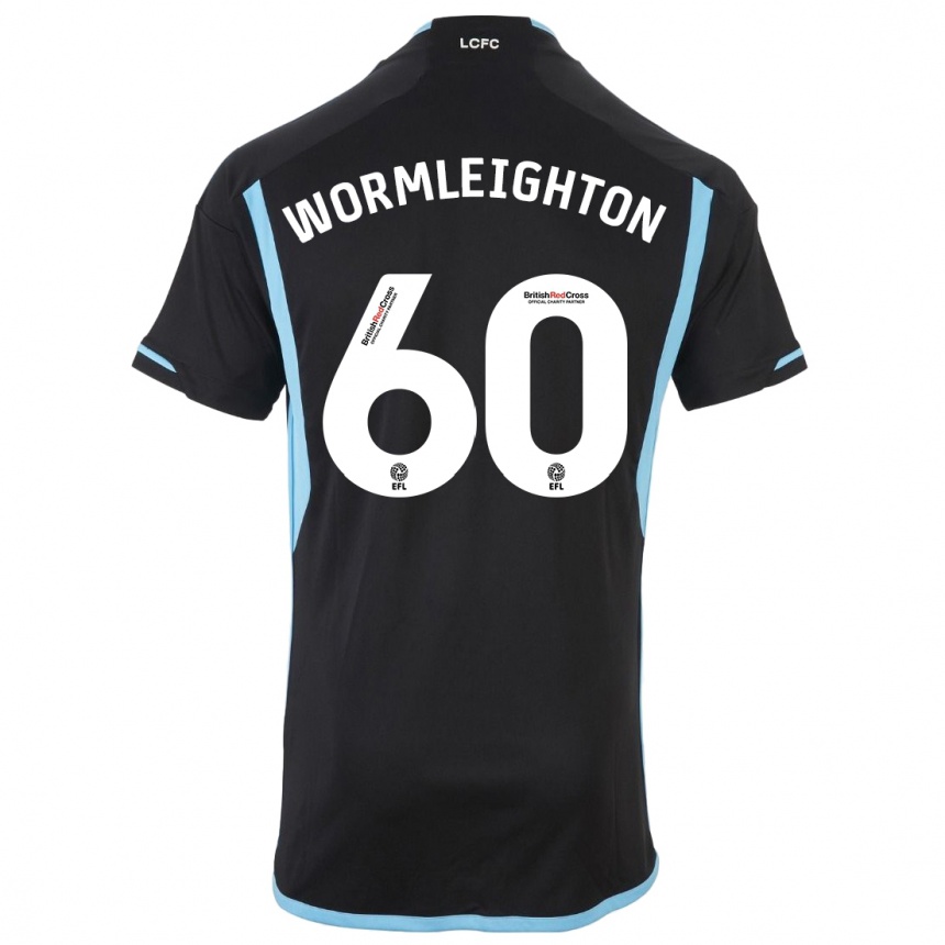 Niño Fútbol Camiseta Joe Wormleighton #60 Negro 2ª Equipación 2023/24 Perú