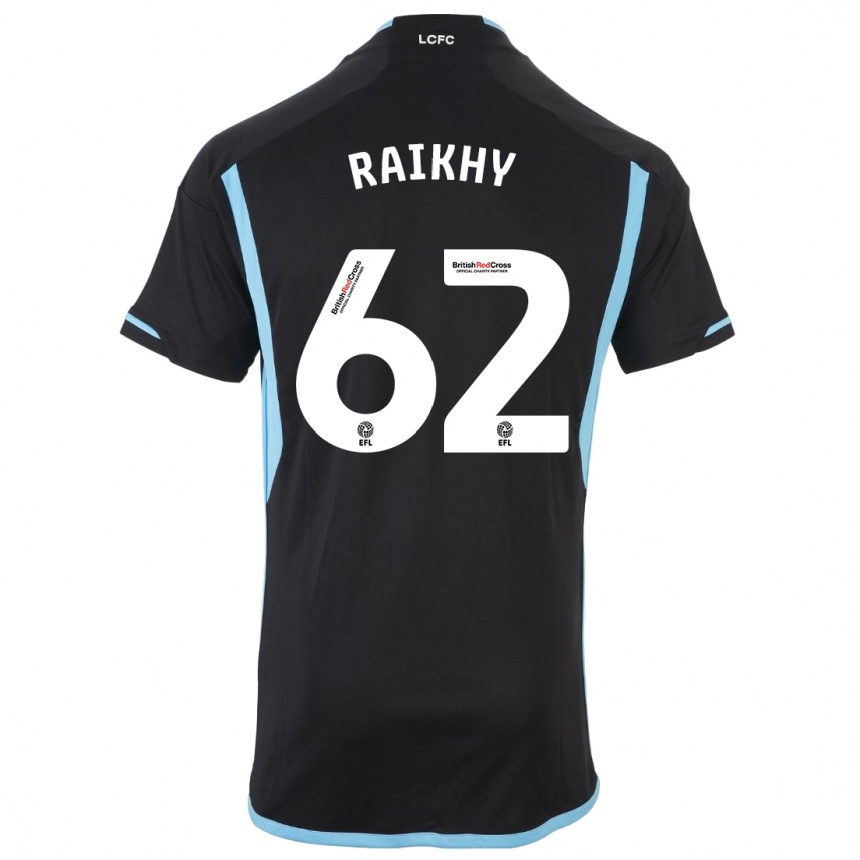 Niño Fútbol Camiseta Arjan Raikhy #62 Negro 2ª Equipación 2023/24 Perú