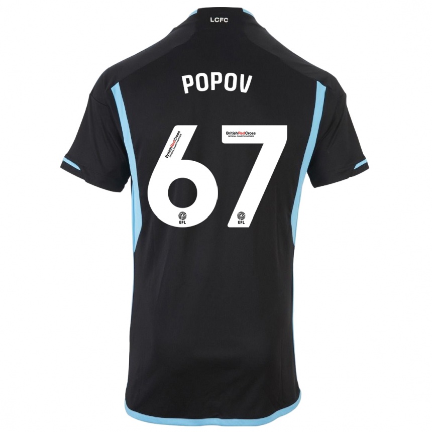 Niño Fútbol Camiseta Chris Popov #67 Negro 2ª Equipación 2023/24 Perú