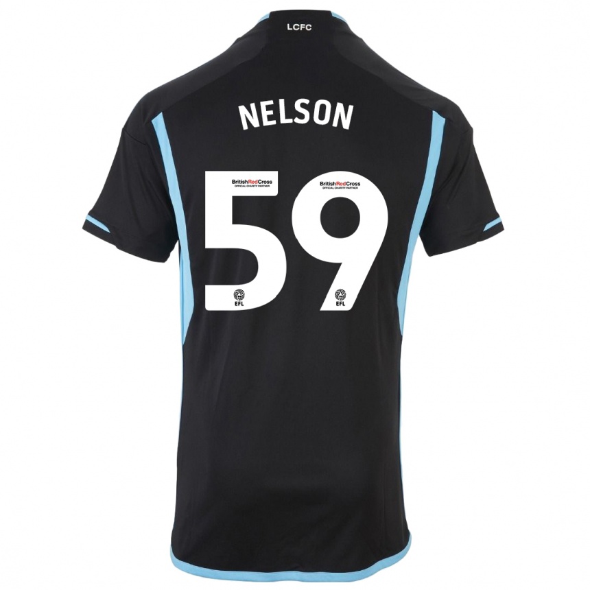 Niño Fútbol Camiseta Ronny Nelson #59 Negro 2ª Equipación 2023/24 Perú