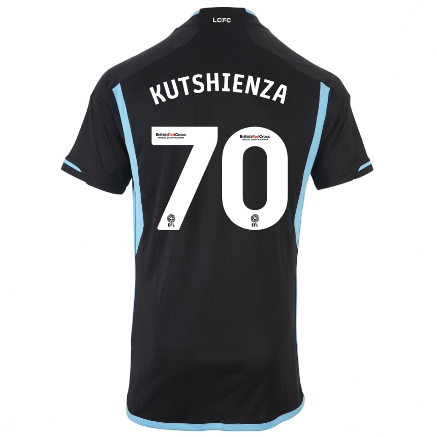 Niño Fútbol Camiseta Jesper Kutshienza #70 Negro 2ª Equipación 2023/24 Perú