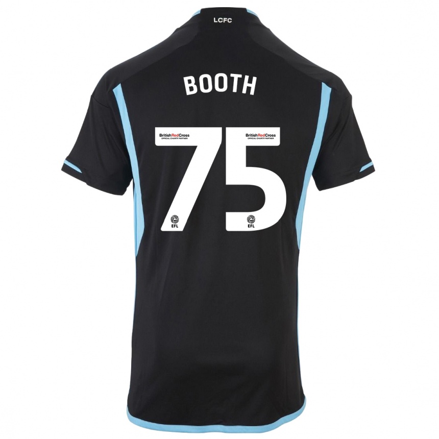 Niño Fútbol Camiseta Zach Booth #75 Negro 2ª Equipación 2023/24 Perú