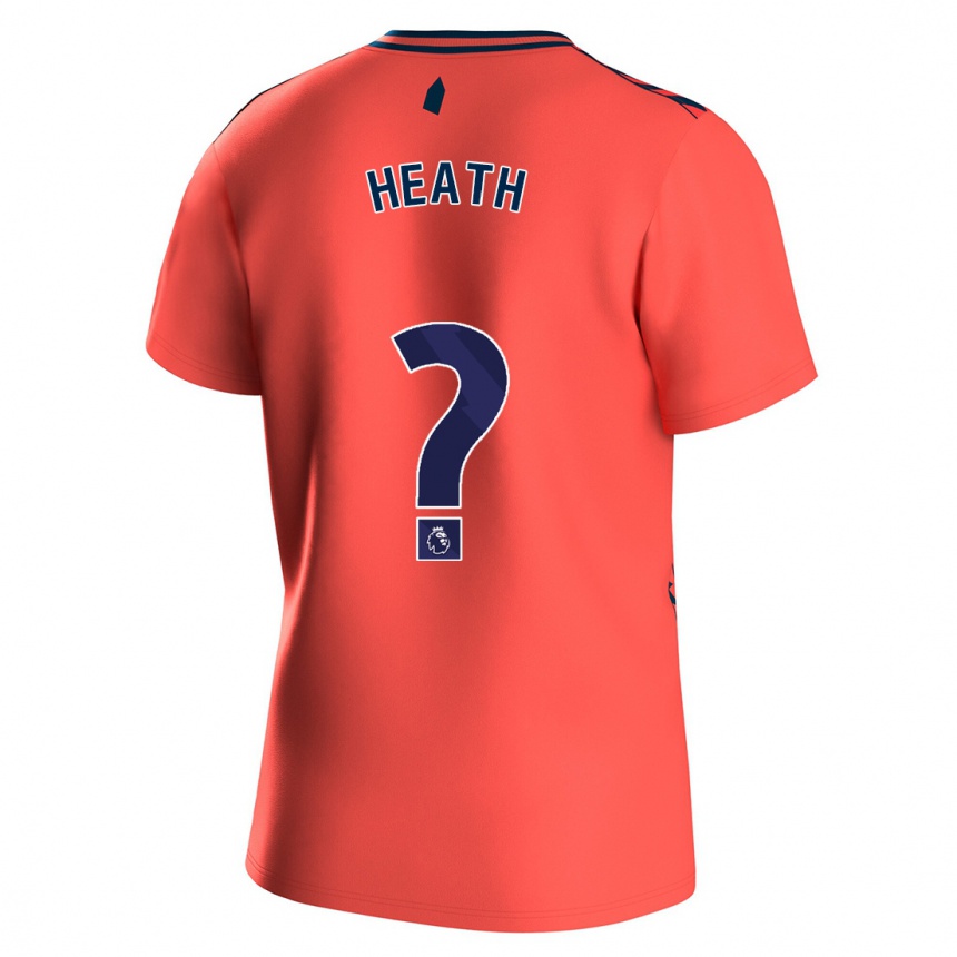 Niño Fútbol Camiseta Isaac Heath #0 Coralino 2ª Equipación 2023/24 Perú