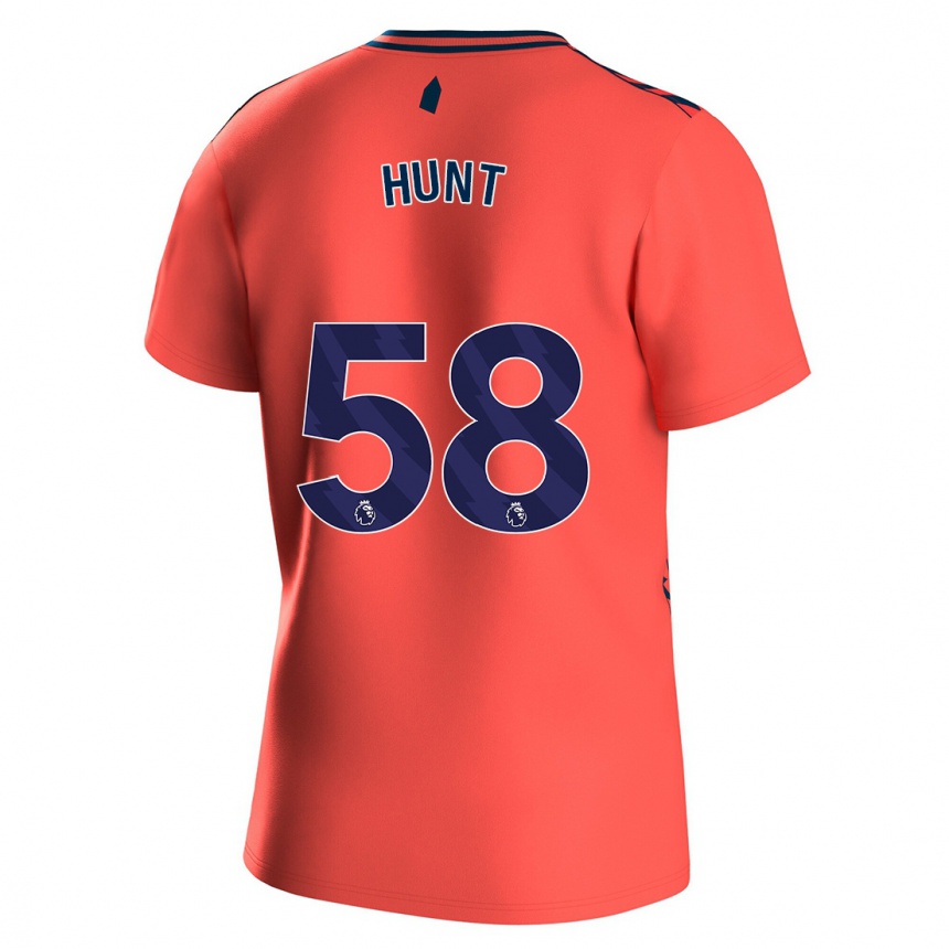 Niño Fútbol Camiseta Mackenzie Hunt #58 Coralino 2ª Equipación 2023/24 Perú