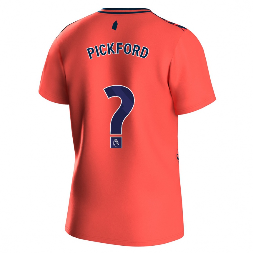 Niño Fútbol Camiseta George Pickford #0 Coralino 2ª Equipación 2023/24 Perú