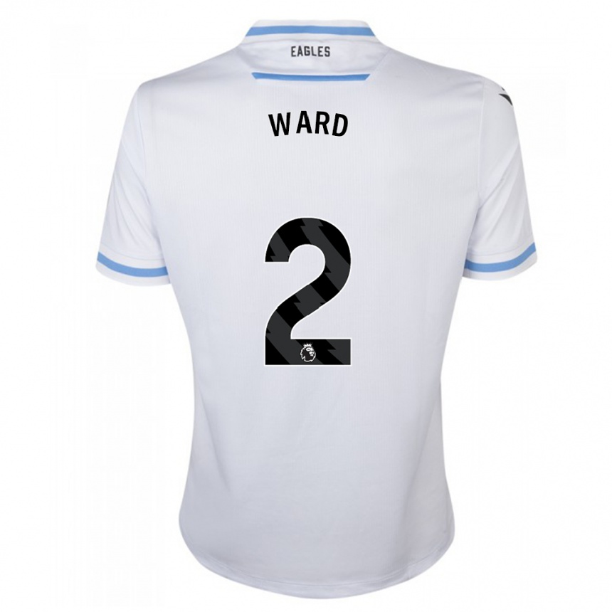 Niño Fútbol Camiseta Joel Ward #2 Blanco 2ª Equipación 2023/24 Perú