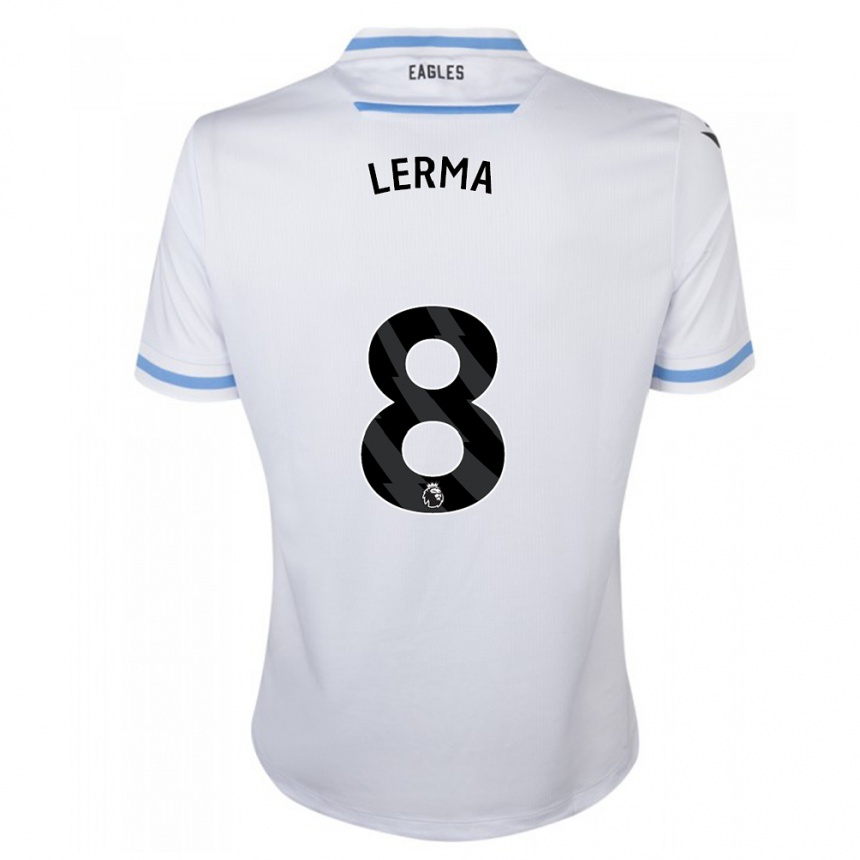 Niño Fútbol Camiseta Jefferson Lerma #8 Blanco 2ª Equipación 2023/24 Perú