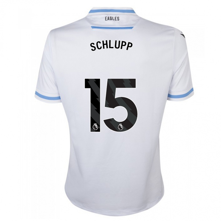 Niño Fútbol Camiseta Jeffrey Schlupp #15 Blanco 2ª Equipación 2023/24 Perú