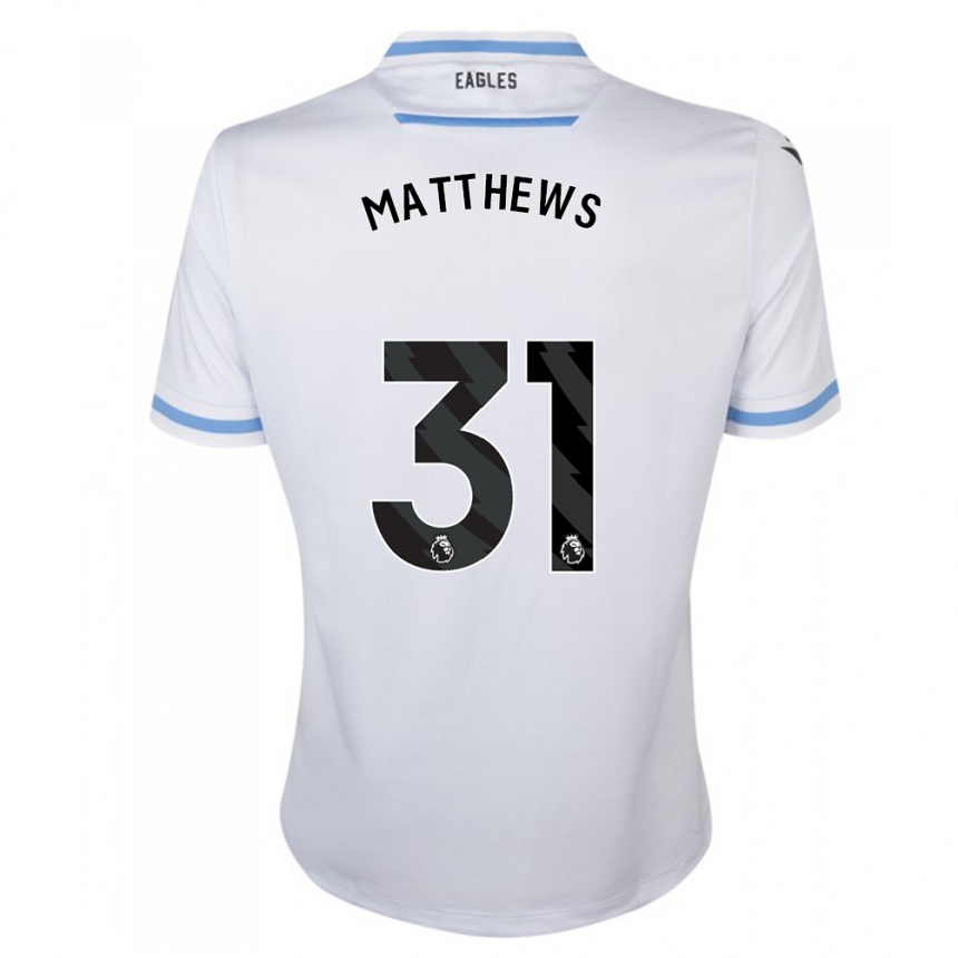 Niño Fútbol Camiseta Remi Matthews #31 Blanco 2ª Equipación 2023/24 Perú