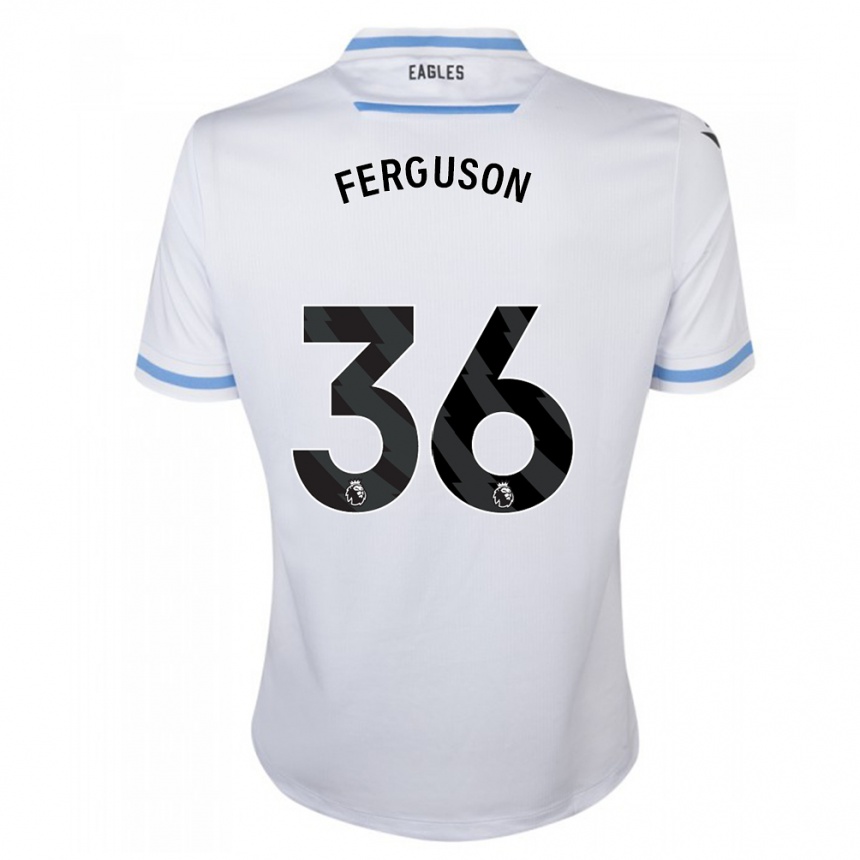 Niño Fútbol Camiseta Nathan Ferguson #36 Blanco 2ª Equipación 2023/24 Perú