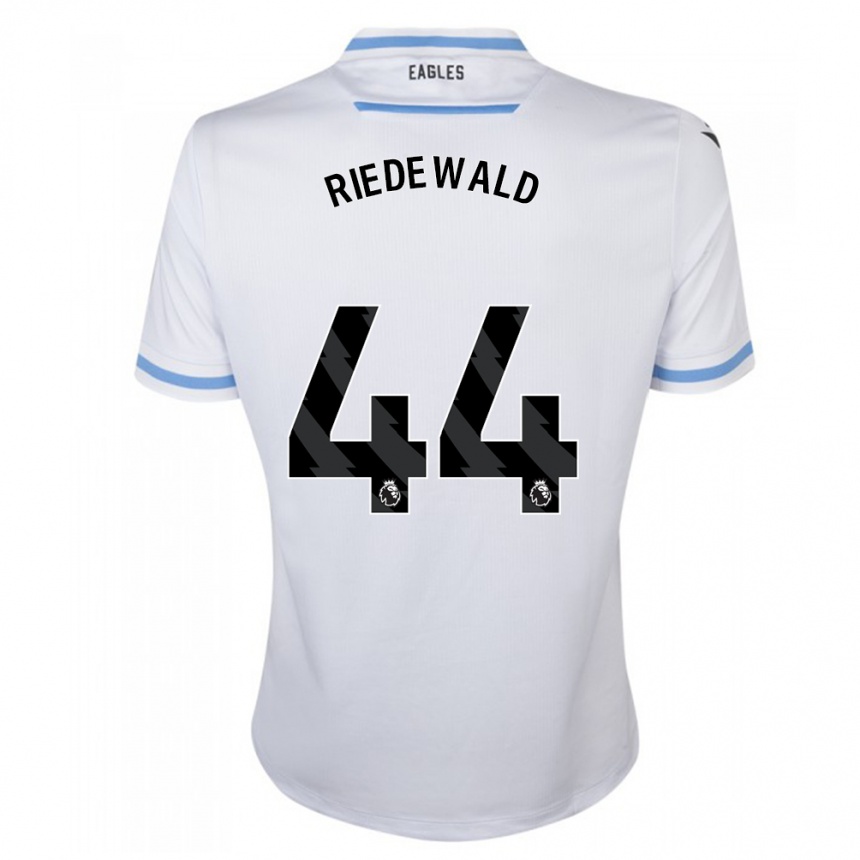 Niño Fútbol Camiseta Jairo Riedewald #44 Blanco 2ª Equipación 2023/24 Perú