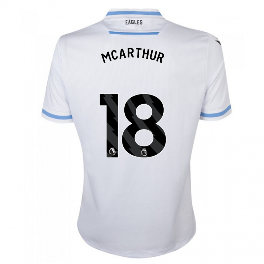 Niño Fútbol Camiseta James Mcarthur #18 Blanco 2ª Equipación 2023/24 Perú