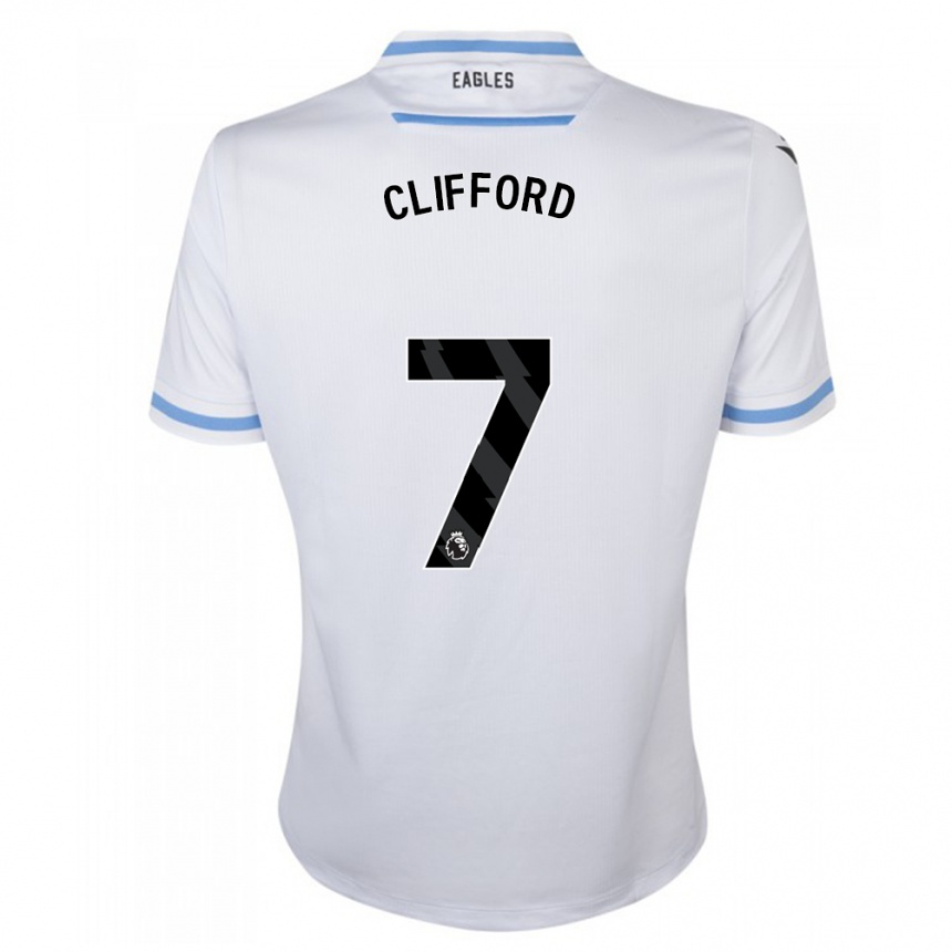 Niño Fútbol Camiseta Charley Clifford #7 Blanco 2ª Equipación 2023/24 Perú