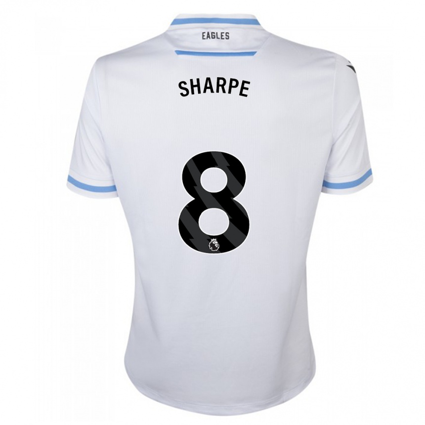 Niño Fútbol Camiseta Molly-Mae Sharpe #8 Blanco 2ª Equipación 2023/24 Perú