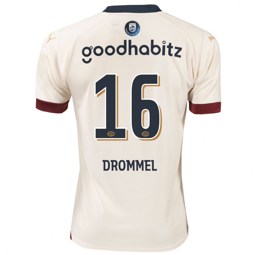 Niño Fútbol Camiseta Joël Drommel #16 Blanquecino 2ª Equipación 2023/24 Perú