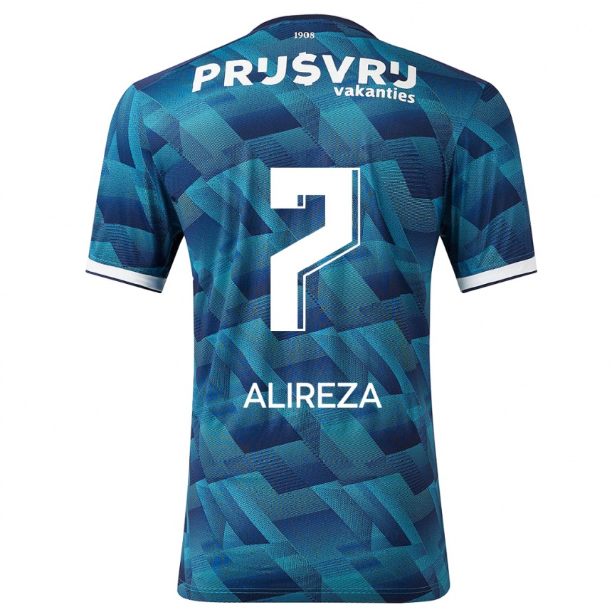 Niño Fútbol Camiseta Alireza Jahanbakhsh #7 Azul 2ª Equipación 2023/24 Perú