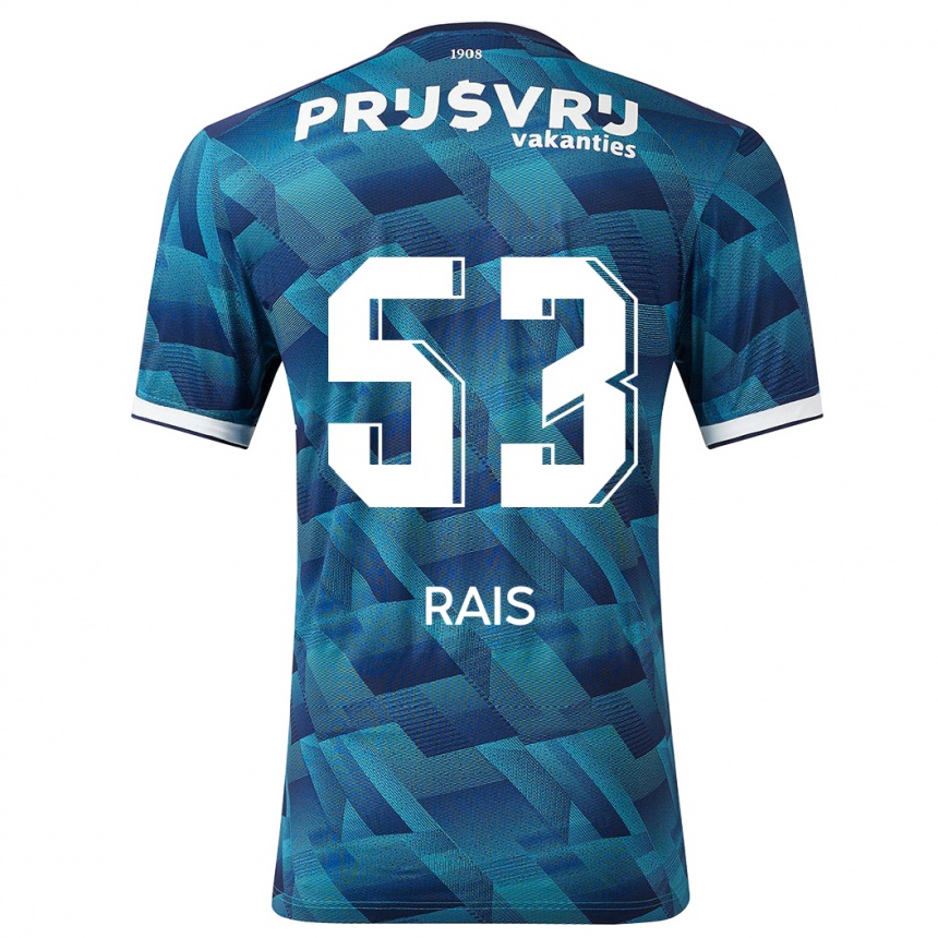 Niño Fútbol Camiseta Amir Rais #53 Azul 2ª Equipación 2023/24 Perú