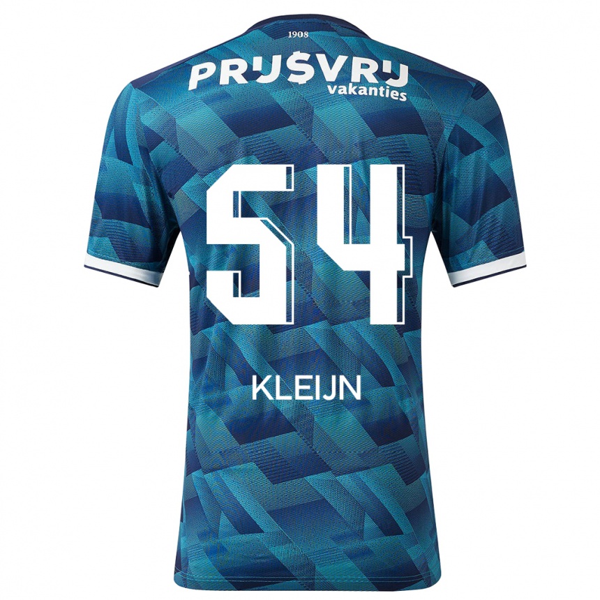 Niño Fútbol Camiseta Mike Kleijn #54 Azul 2ª Equipación 2023/24 Perú