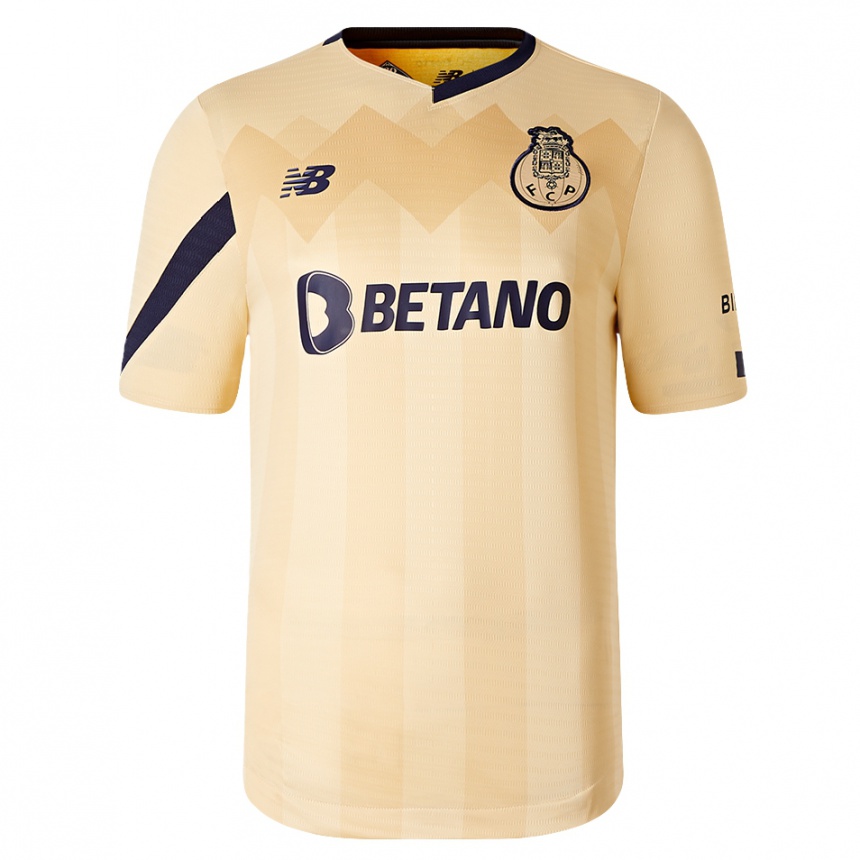 Niño Fútbol Camiseta Marko Grujic #8 Beige-Dorado 2ª Equipación 2023/24 Perú