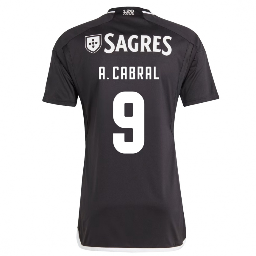 Niño Fútbol Camiseta Arthur Cabral #9 Negro 2ª Equipación 2023/24 Perú