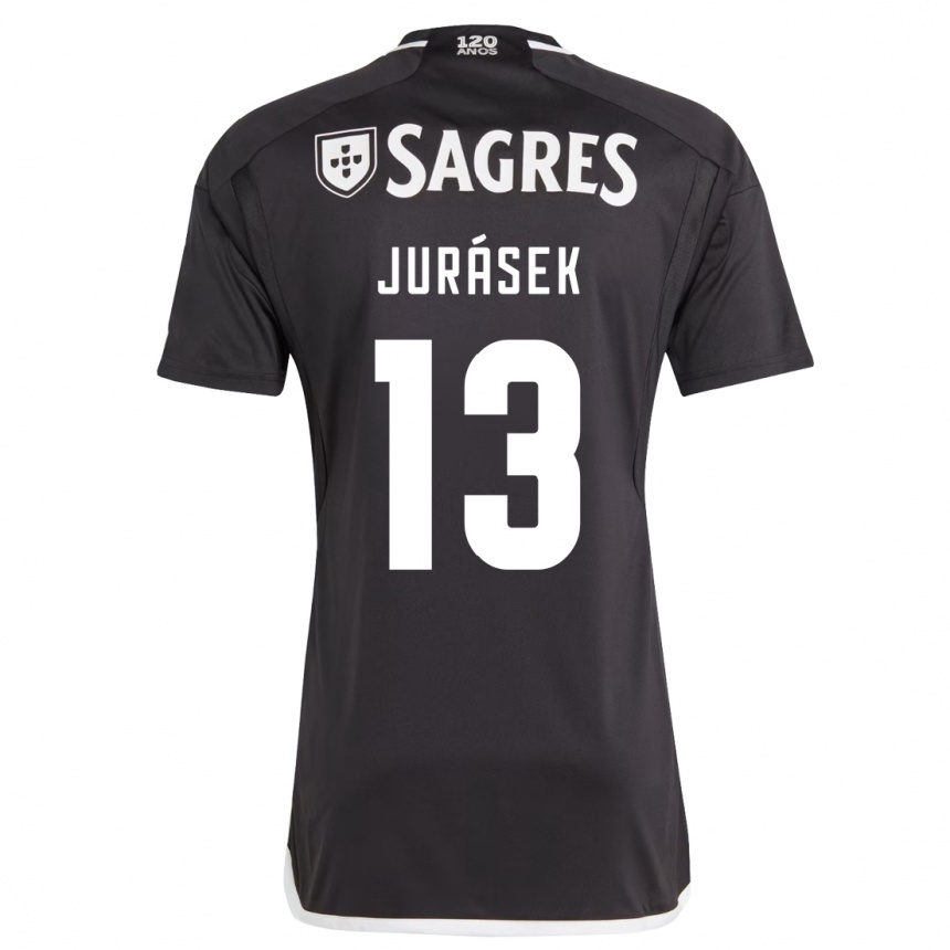 Niño Fútbol Camiseta David Jurásek #13 Negro 2ª Equipación 2023/24 Perú