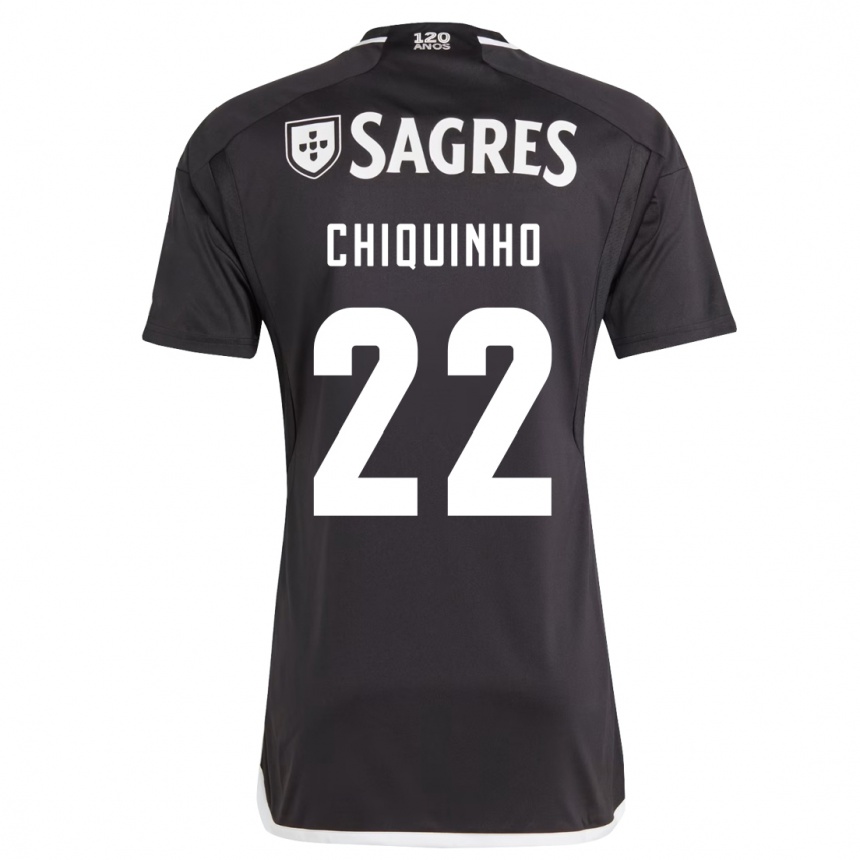 Niño Fútbol Camiseta Chiquinho #22 Negro 2ª Equipación 2023/24 Perú