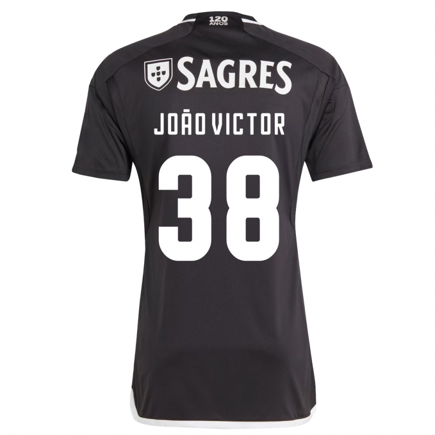 Niño Fútbol Camiseta João Victor #38 Negro 2ª Equipación 2023/24 Perú