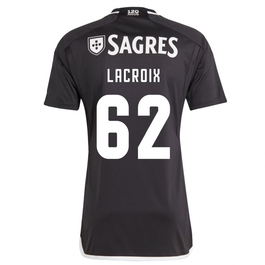 Niño Fútbol Camiseta Lenny Lacroix #62 Negro 2ª Equipación 2023/24 Perú