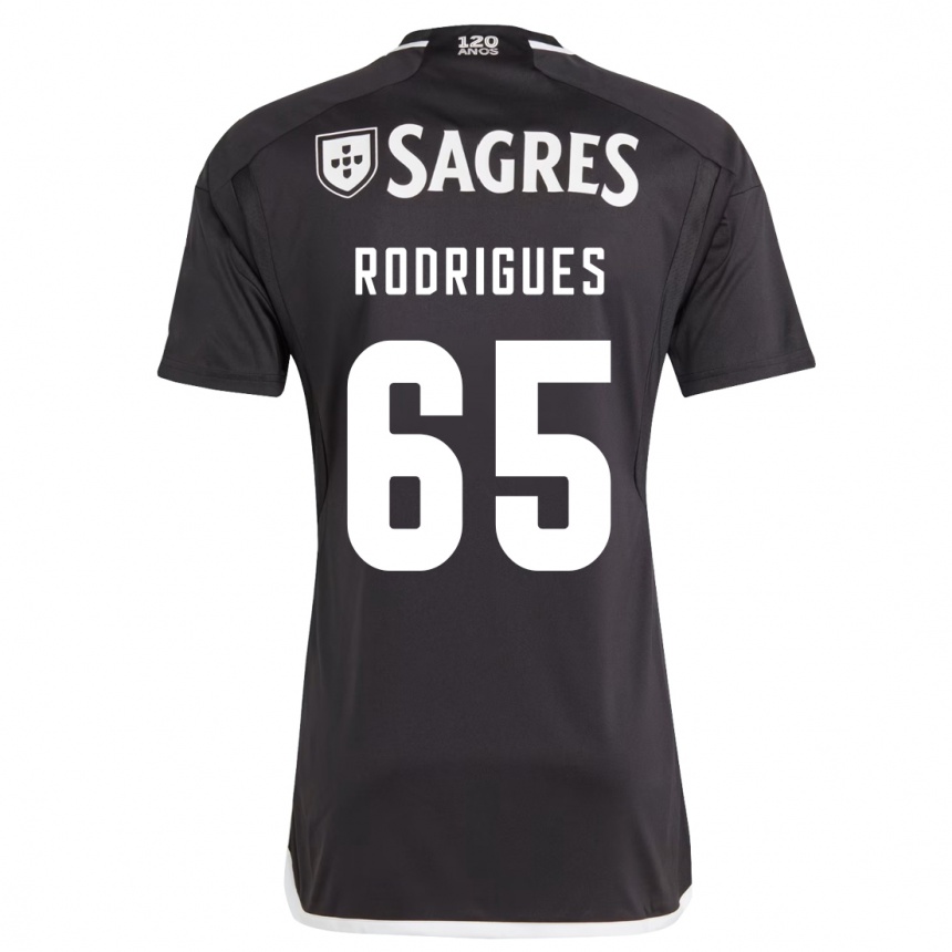 Niño Fútbol Camiseta Rafael Rodrigues #65 Negro 2ª Equipación 2023/24 Perú