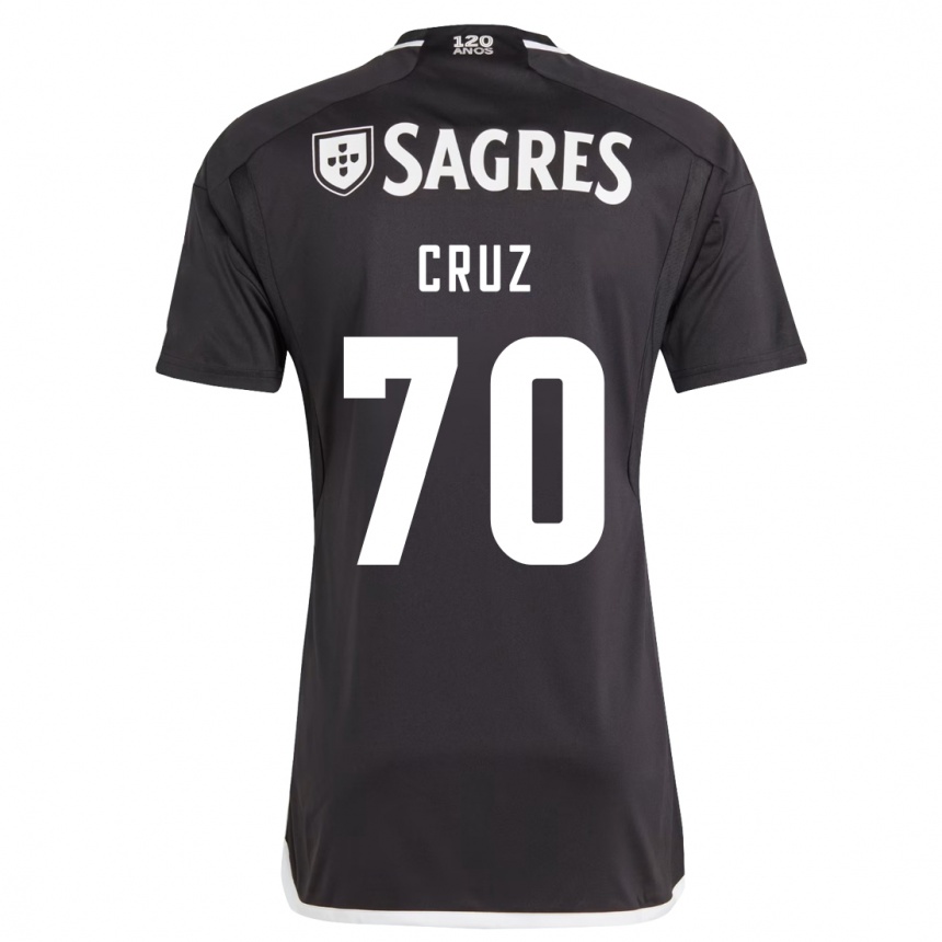 Niño Fútbol Camiseta Filipe Cruz #70 Negro 2ª Equipación 2023/24 Perú