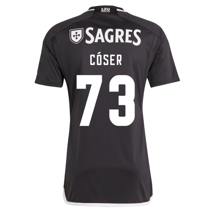 Niño Fútbol Camiseta Tiago Cóser #73 Negro 2ª Equipación 2023/24 Perú