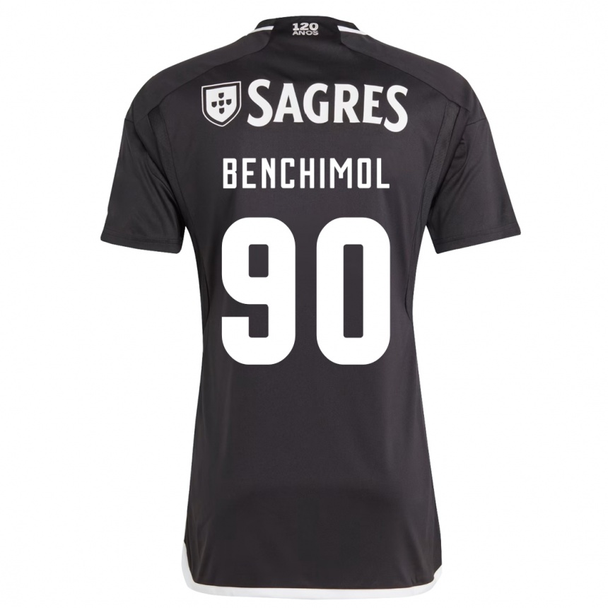 Niño Fútbol Camiseta Benchimol #90 Negro 2ª Equipación 2023/24 Perú