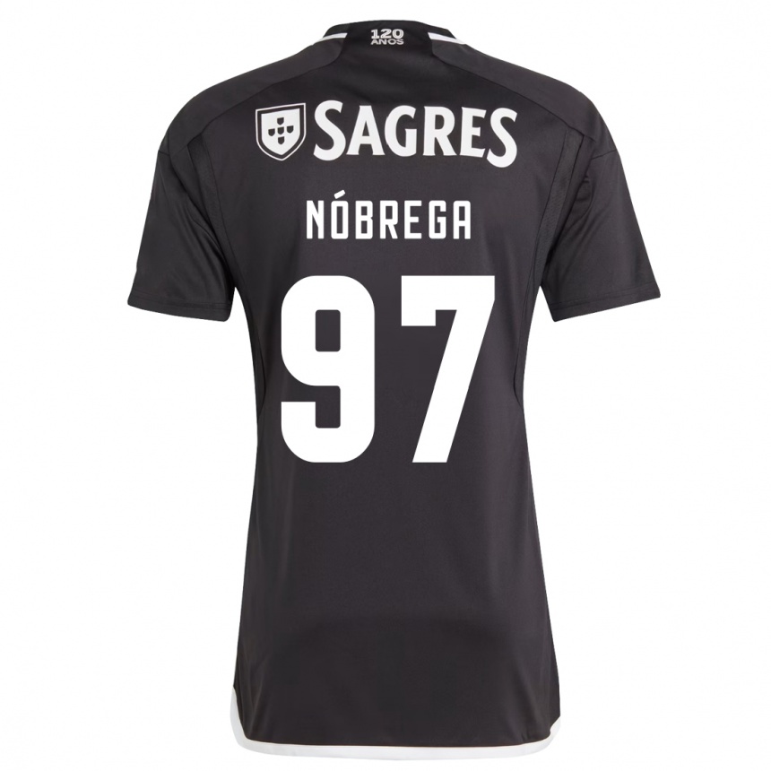 Niño Fútbol Camiseta Ricardo Nóbrega #97 Negro 2ª Equipación 2023/24 Perú