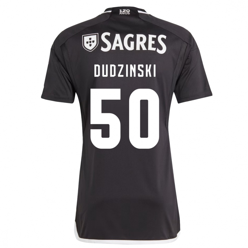 Niño Fútbol Camiseta Marcel Dudzinski #50 Negro 2ª Equipación 2023/24 Perú