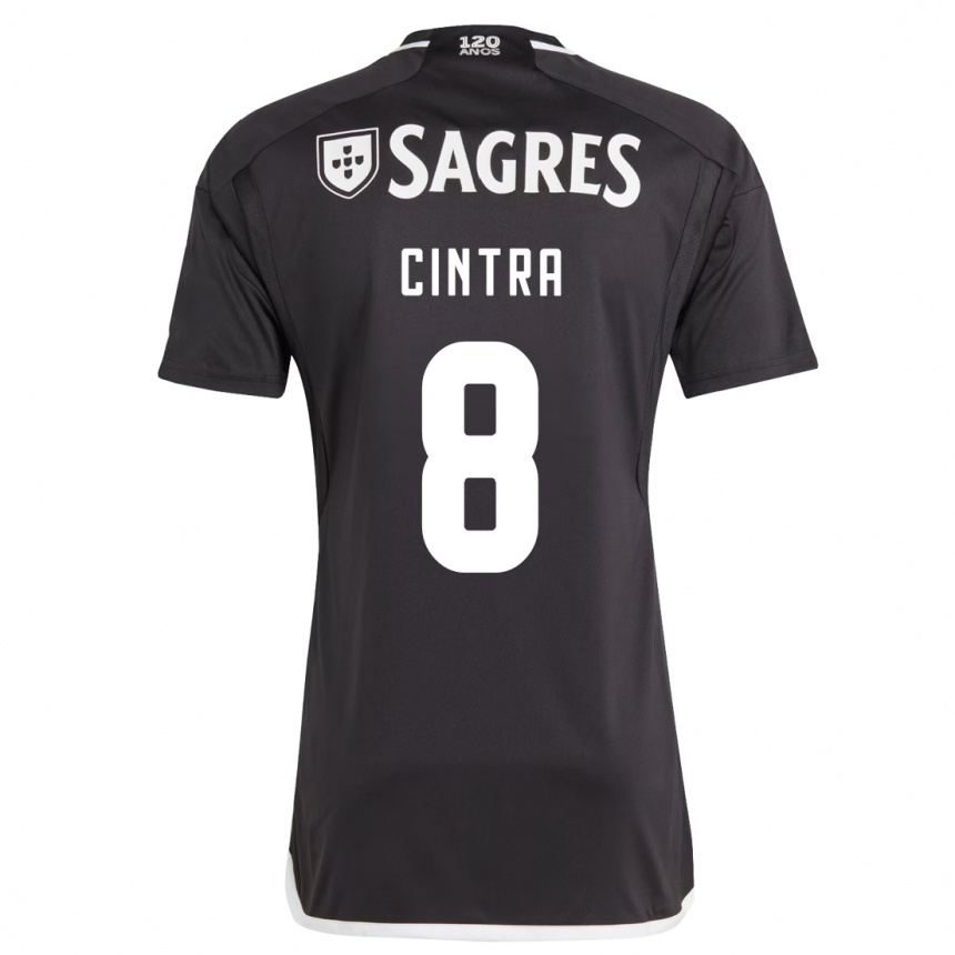 Niño Fútbol Camiseta Marta Cintra #8 Negro 2ª Equipación 2023/24 Perú