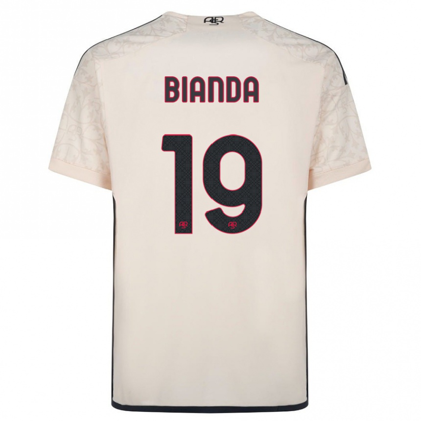 Niño Fútbol Camiseta William Bianda #19 Blanquecino 2ª Equipación 2023/24 Perú