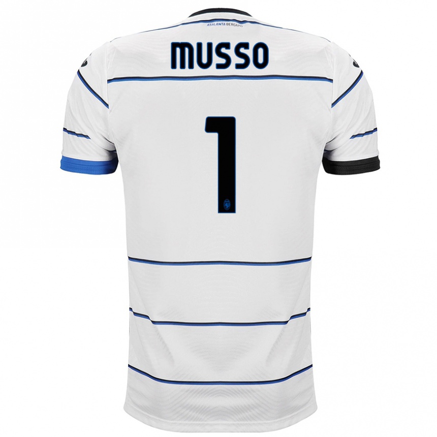 Niño Fútbol Camiseta Juan Musso #1 Blanco 2ª Equipación 2023/24 Perú