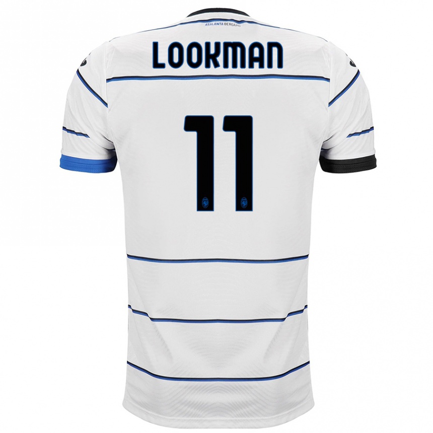 Niño Fútbol Camiseta Ademola Lookman #11 Blanco 2ª Equipación 2023/24 Perú