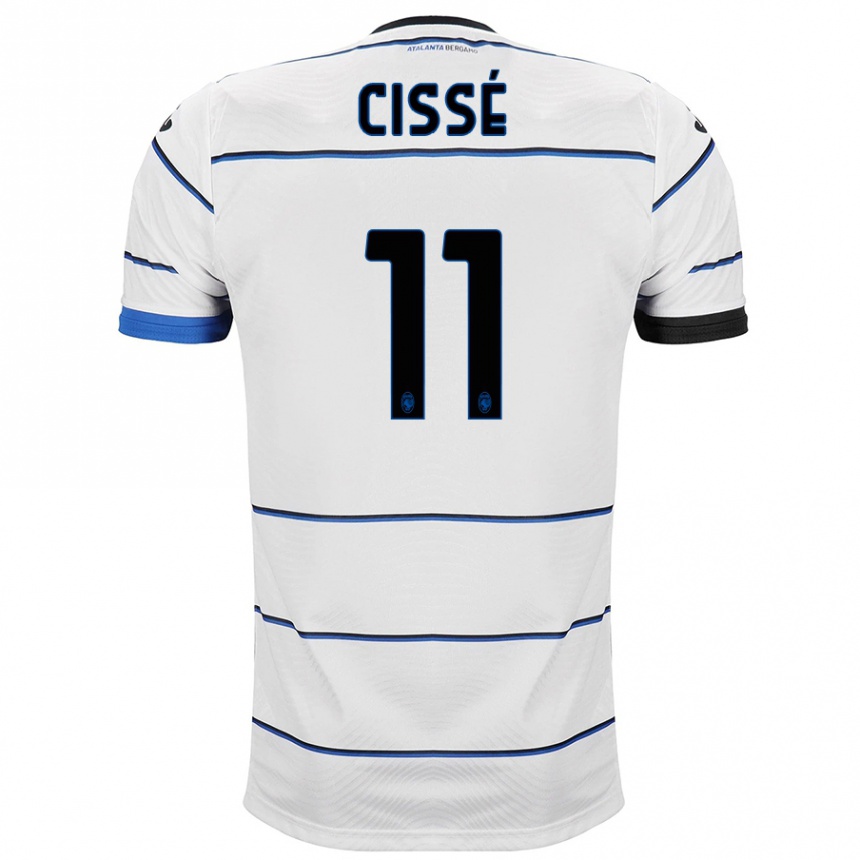 Niño Fútbol Camiseta Moustapha Cissé #11 Blanco 2ª Equipación 2023/24 Perú