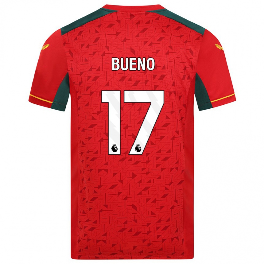 Hombre Fútbol Camiseta Hugo Bueno #17 Rojo 2ª Equipación 2023/24 Perú