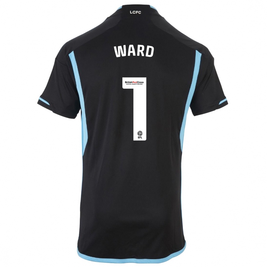 Hombre Fútbol Camiseta Danny Ward #1 Negro 2ª Equipación 2023/24 Perú