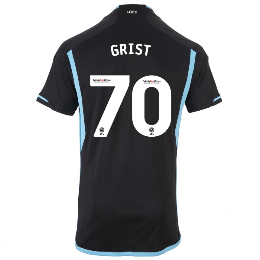 Hombre Fútbol Camiseta Ben Grist #70 Negro 2ª Equipación 2023/24 Perú