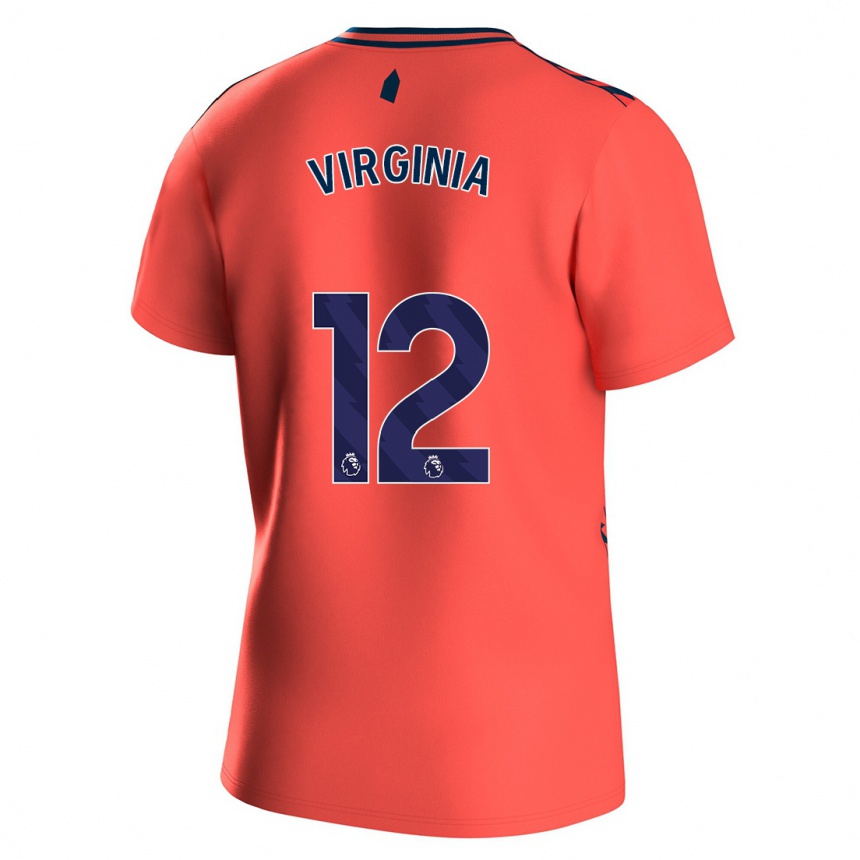 Hombre Fútbol Camiseta João Virgínia #12 Coralino 2ª Equipación 2023/24 Perú