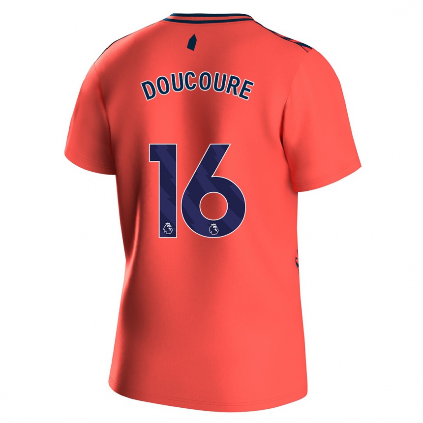 Hombre Fútbol Camiseta Abdoulaye Doucouré #16 Coralino 2ª Equipación 2023/24 Perú