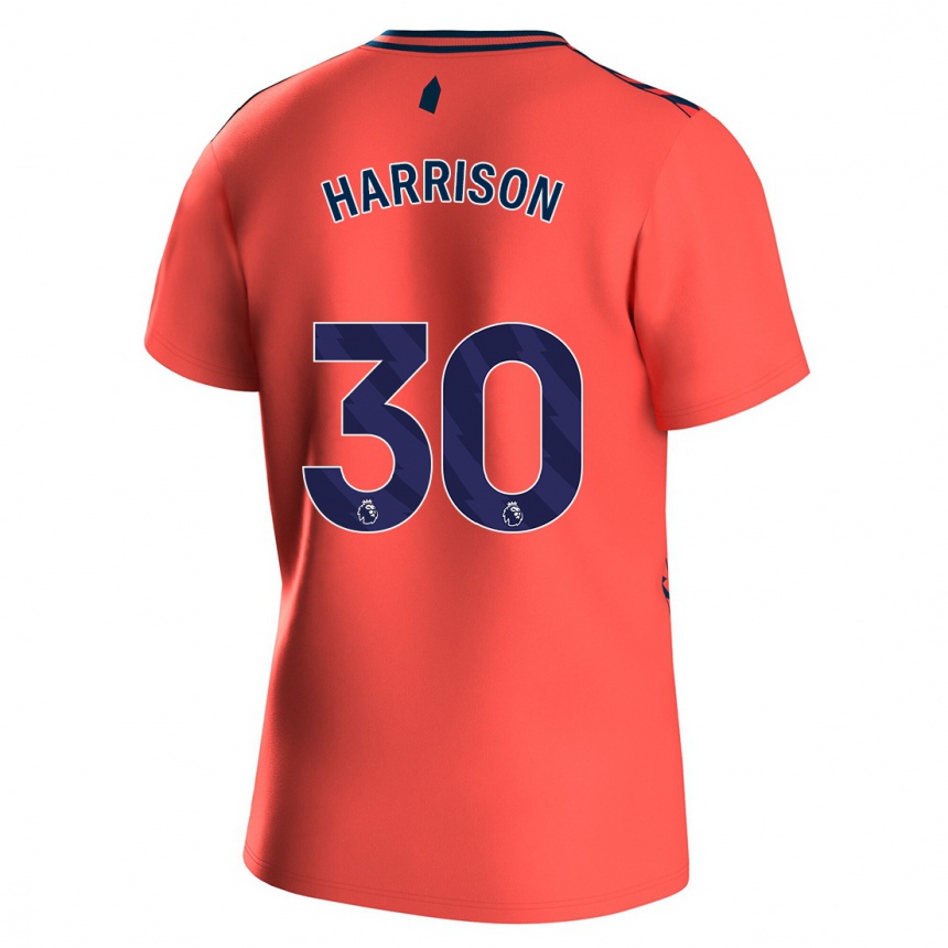 Hombre Fútbol Camiseta Jack Harrison #30 Coralino 2ª Equipación 2023/24 Perú