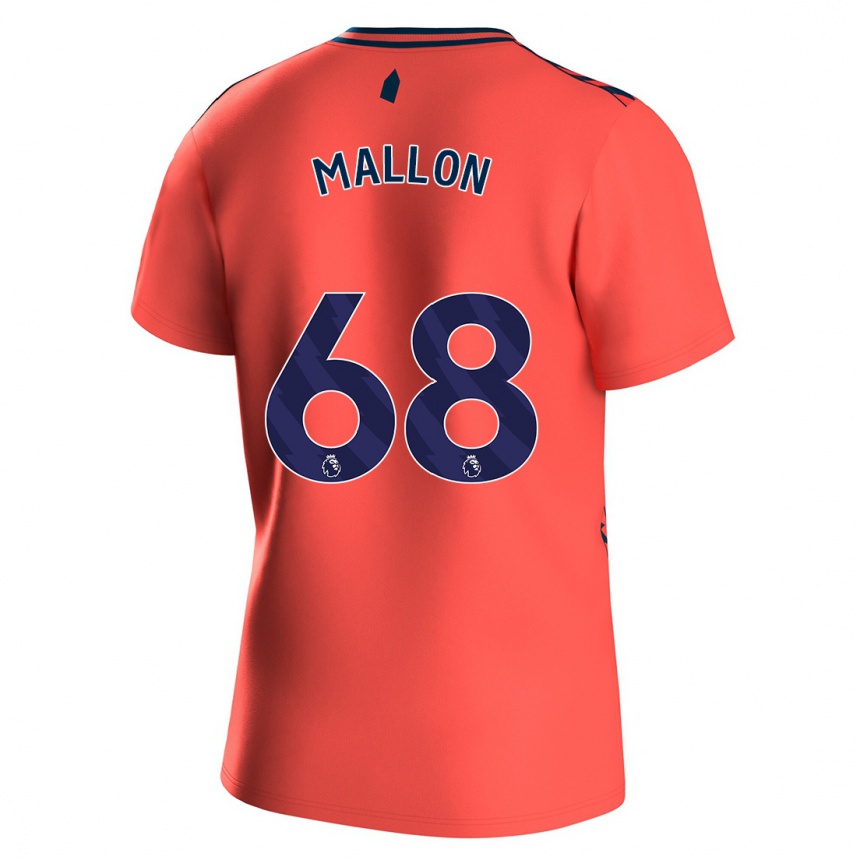 Hombre Fútbol Camiseta Mathew Mallon #68 Coralino 2ª Equipación 2023/24 Perú